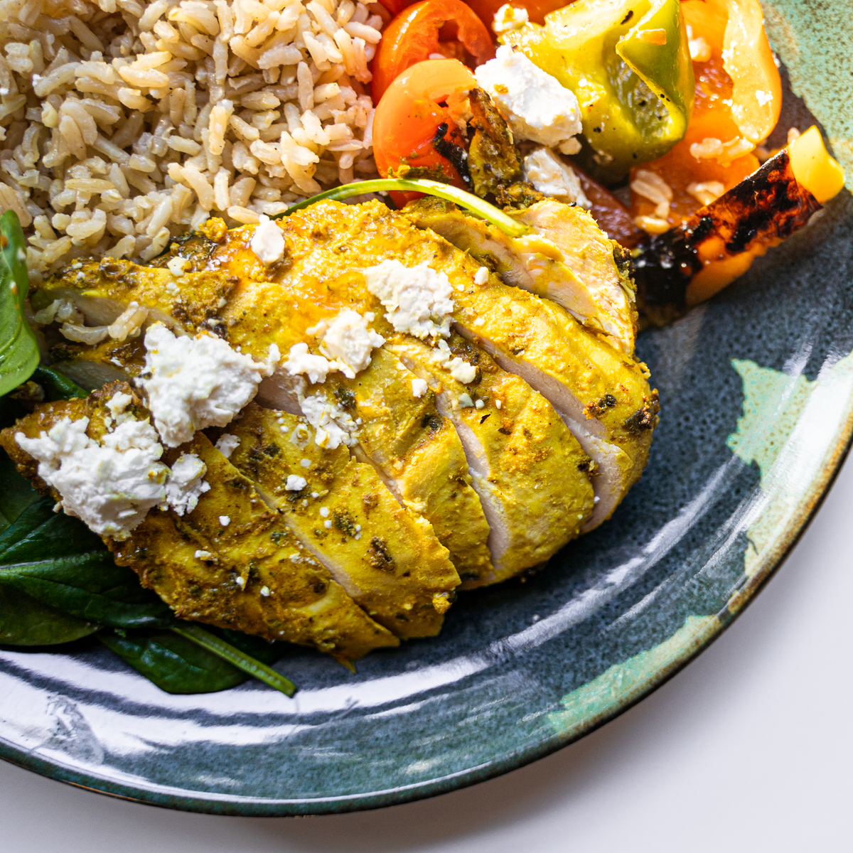 Greek Chicken Pilaf Bowl