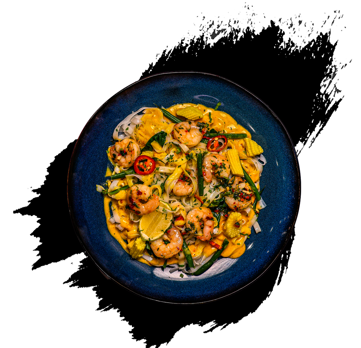 King Prawn Laksa Noodles