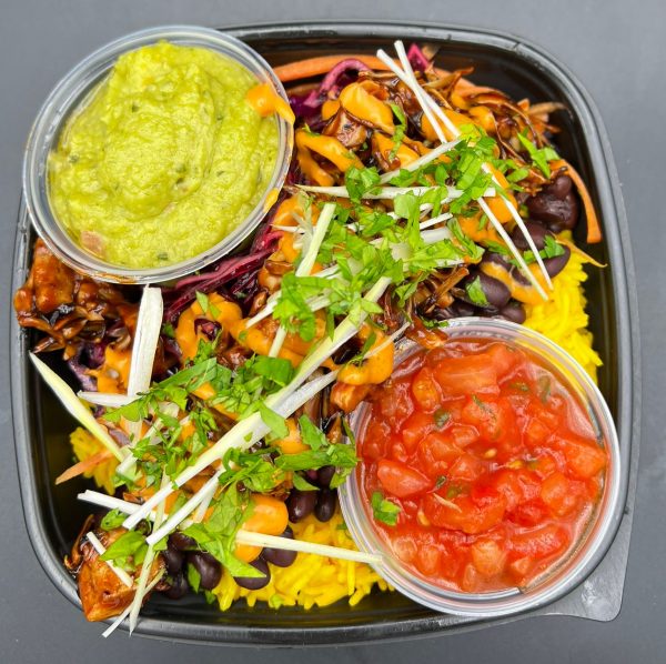Naked BBQ Jackfruit Burrito