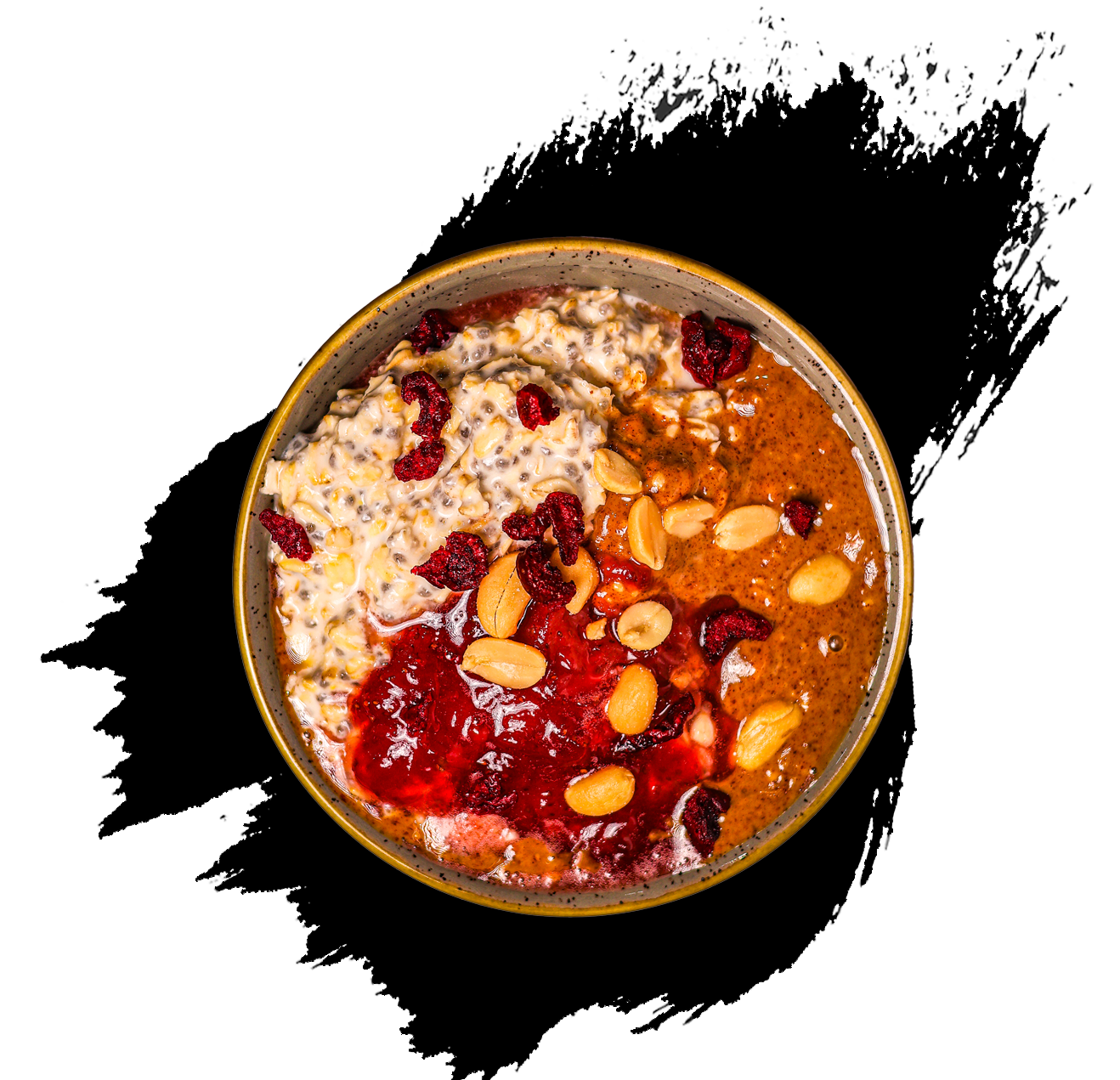 Peanut Butter Jelly Overnight Oats