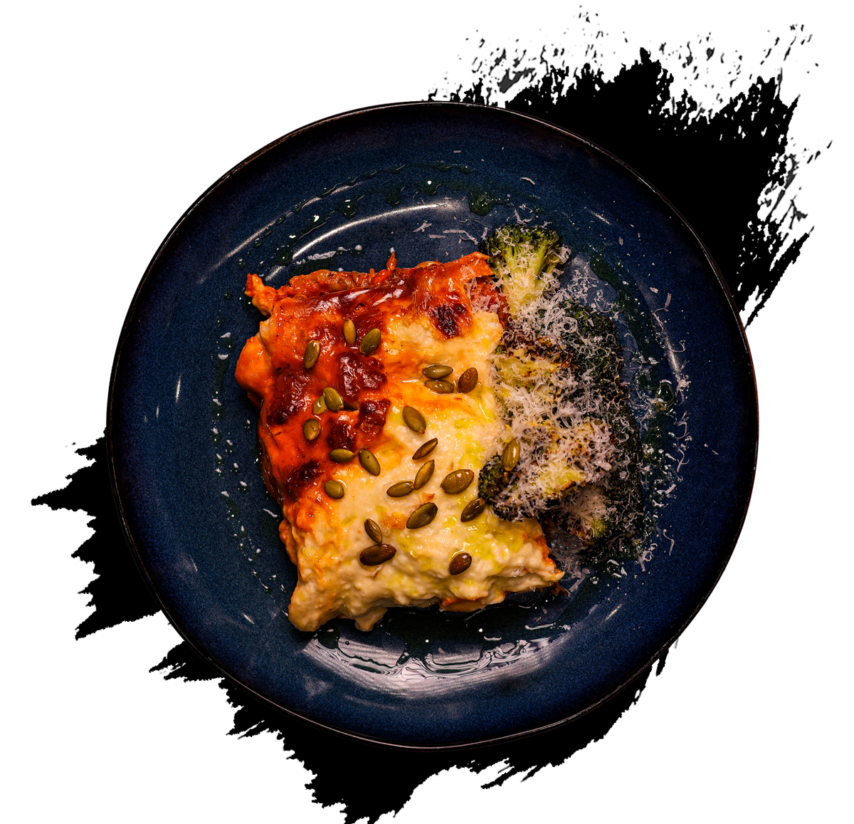 Roasted Red Pepper & Aubergine Lasagne