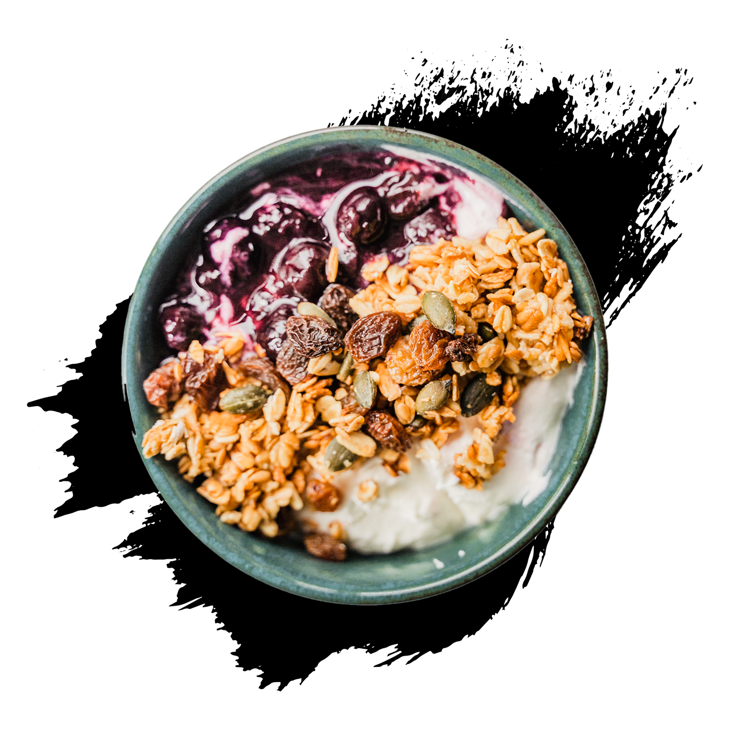 Strawberry & Blueberry Granola Pot