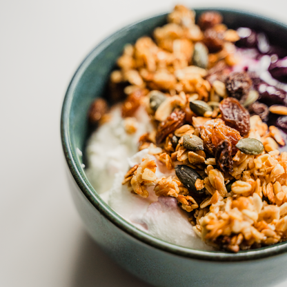 Strawberry & Blueberry Granola Pot