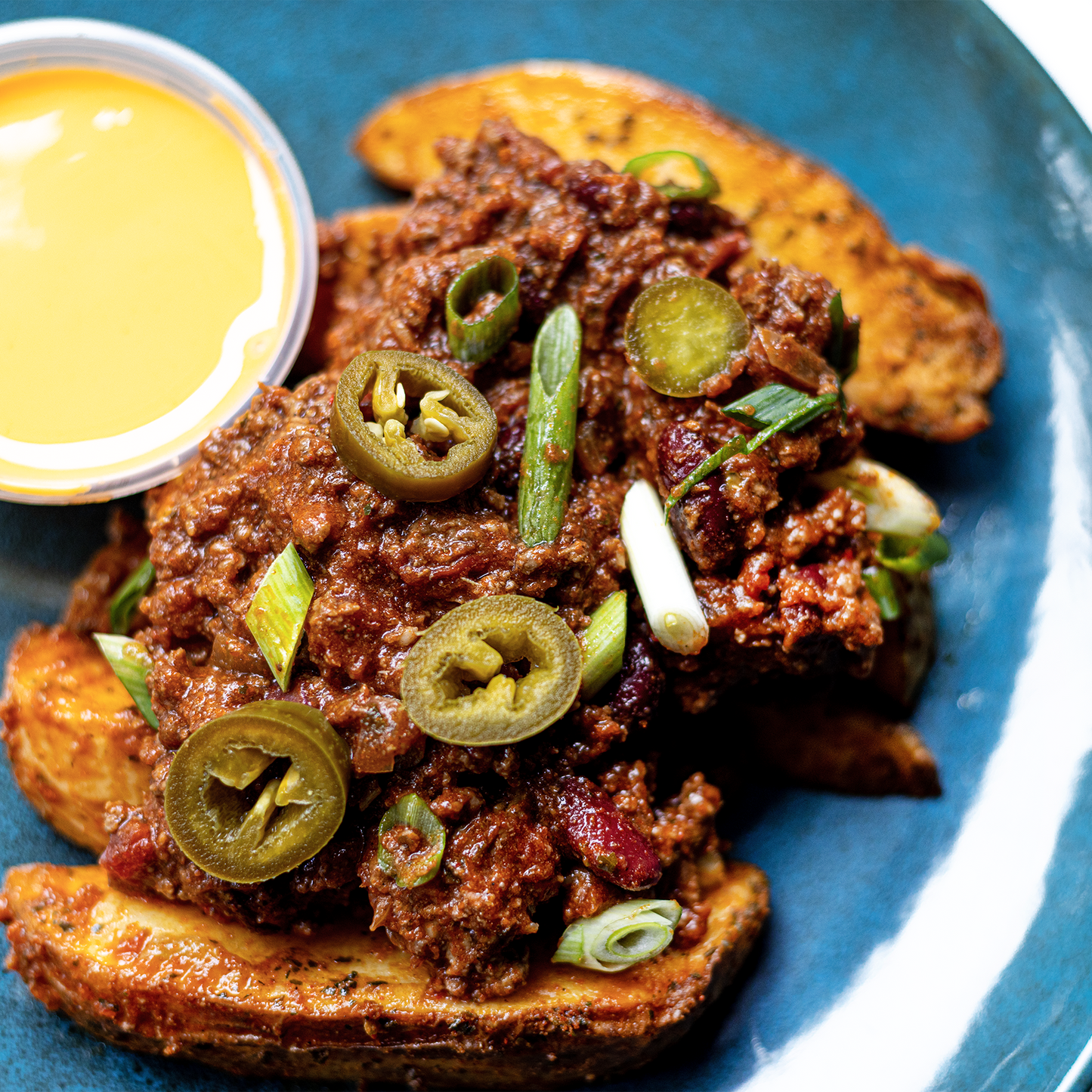 Beef Chilli Cheese Wedges