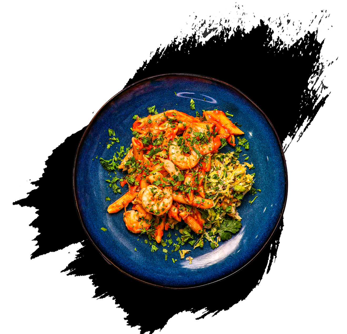 Chilli Garlic King Prawn Penne