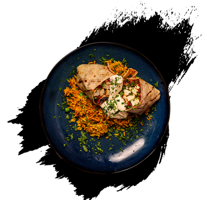 Halloumi Fajita Wrap
