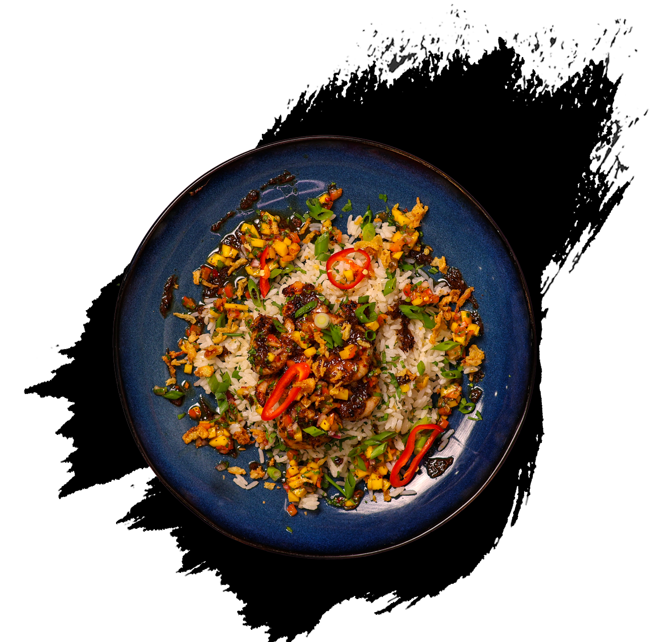 Jerk King Prawns & Coconut Rice