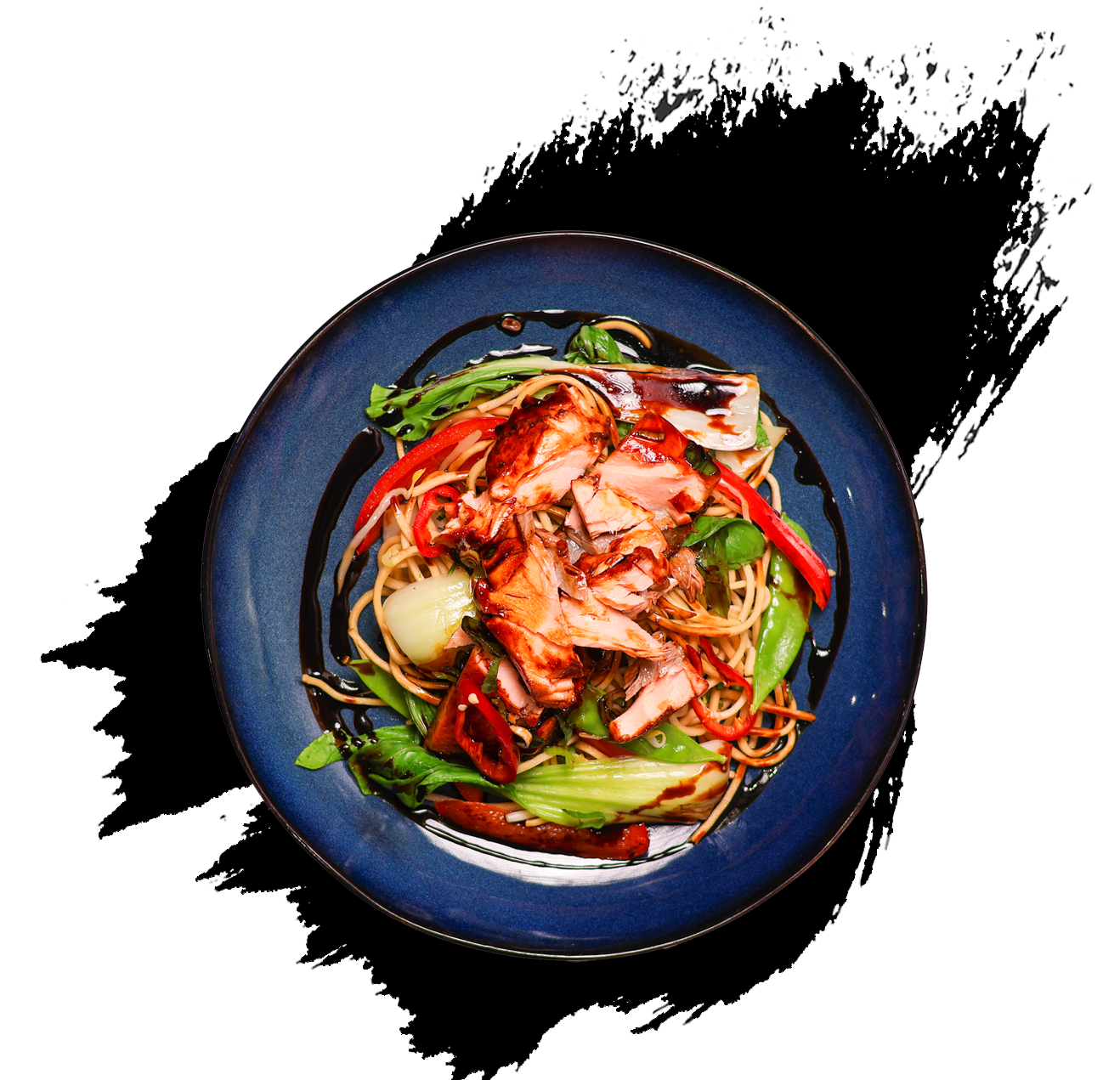 Teriyaki Salmon Noodles