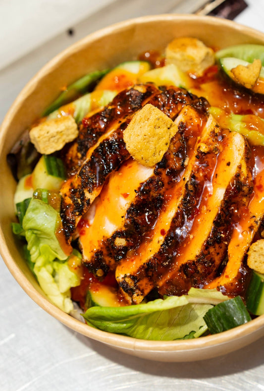 Sweet Chilli Chicken Mango Salad